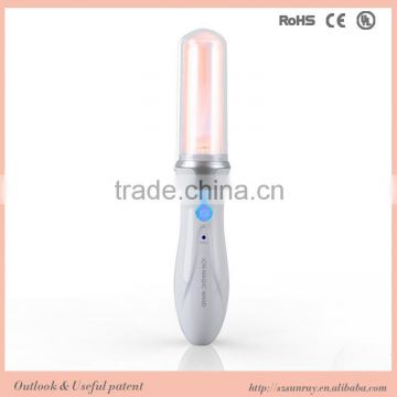 Vibrating facial massager face massager negative ion therapy device