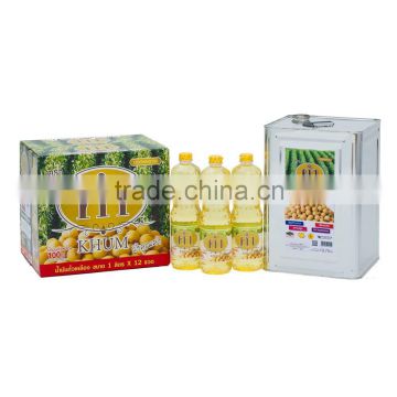 Thai Soybean oil 1,2,5 Liter Bottles, TIN, Jerry Can