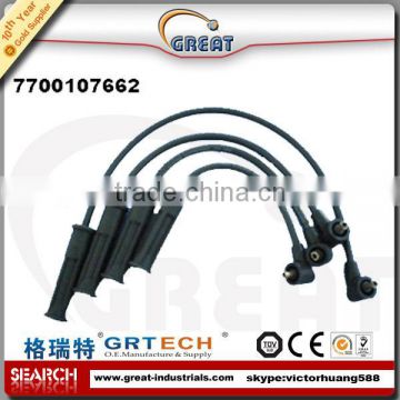 7700107662 high quality ignition wire set for Renault