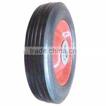 6 inch 6x1.5 solid rubber wheel for hand trucks, tool carts