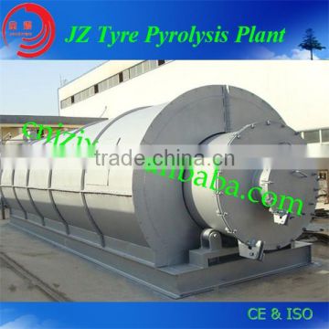 Advanced tire/plastic handling system make diesel oil without pollution