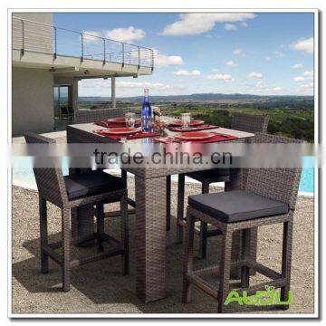 Audu Wicker Indoor Cheap Resort Elegant Bar Furniture