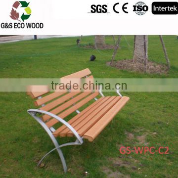 High quality comfortable environmently outdoor wpc rest chair wpc seat