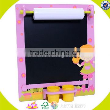 Wholesale teaching aid kids wooden baby easel useful art training wooden baby easel W12B032
