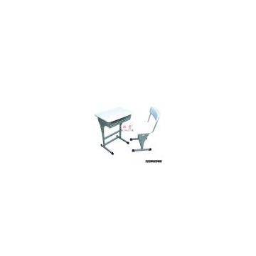 Adustable Single Desk and Chair,school furniture