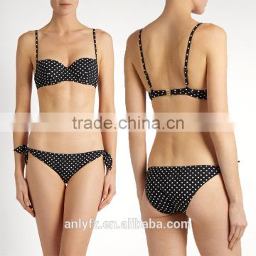 Guangdong Clothing Factory Custom Print Bathing Suits Women Triangle Bikini
