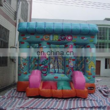 pretty inflatable bouncy castle, inflatable cartoon bouncer house for kids
