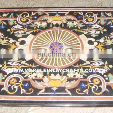 Marble Inlay Dining Table Tops, Marble Inlay Pietar Dura Table Tops