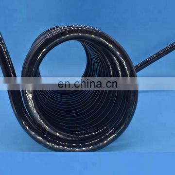spiral cord coiled cable spring wire/spiral electric cable Low Voltage Flexible Retractable Spiral Spring Coiled Cable