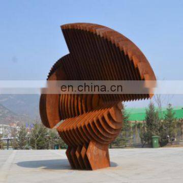 Garden large abstract art Corten Steel Sculpture for sale