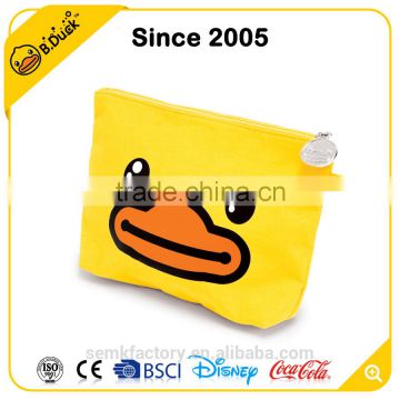 Wholesale cute neoprene canvas animal sublimation cosmetic bag promotional