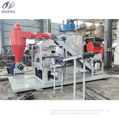 99% separating rate copper wire granulator machine for separating copper and plastic from cable wires