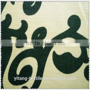 New design printed cotton linen fabric