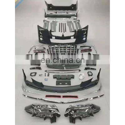 Car bumpers for toyota Alphard 2015-2018 30 series upgrade to 2021 model with bumpers headlights taillights