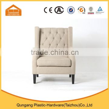 hot selling butterfly wing lounge sofa chair with comfortable button tufted cushion                        
                                                Quality Choice