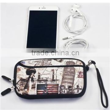small zipper pouch for cell phone, shockproof waterproof
