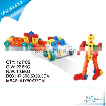 Creative Plastic Building Block Toy for Preschool Children