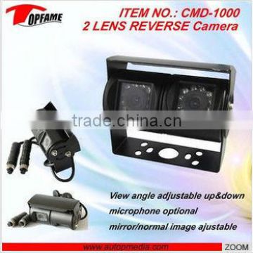 CMD-1000 2 lens truck/bus CMD/CMOS /CCD camera with night vision, 90/120field view