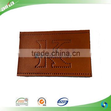 Newest style fancy washable leather label
