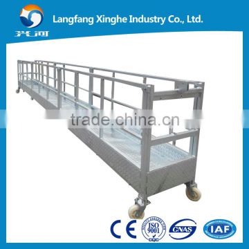 Al rope suspended platform / window cleaning cradle / glass cleaning gondola