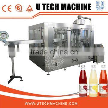 Linear fruit juice filling machine