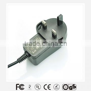 9V2A UL Plug AC/DC Switching Power Adapter with CE/GS Mark and 18W Switching Power Supplies for LED light