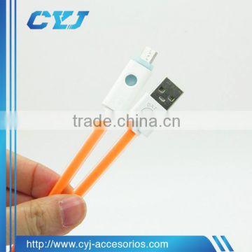 for iphone 6 usb cable with flat tpe material