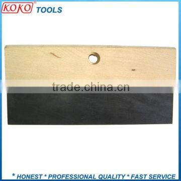 Wooden handle rubber scraper rubber putty knife