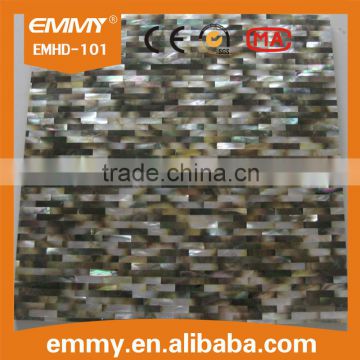 wholesale high quality long pattern sea shell chip blacklip shell mosaic