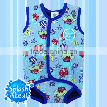 Fashionable nappies vendor Cute 2.5mm Black NEOPRENE baby taiwan Splash About baby warm swimwear