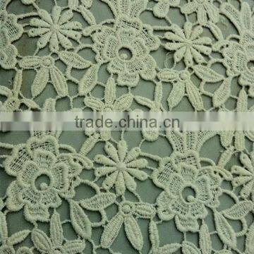 2014 new embroidery design 100 cotton lace fabric