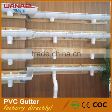 Cheap Price 25 Years Warranty PVC Rain Gutter System