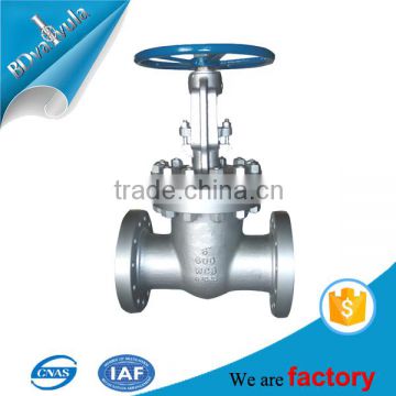 China gold supplier ASTM a216 casted gate structure flange type valve for industry
