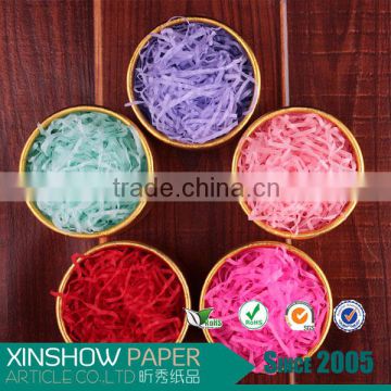 Retail and wholesale filling candy box shredded paper straw