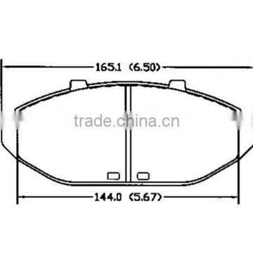 D748 OE1W1Z-2001-AA for Lincoln Ford brake pad