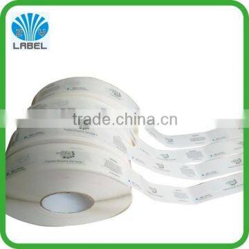 High quality adhesive clear /transparent cosmetic sticker label