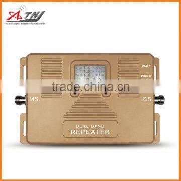 High quality Worldwide suitable 2g 4g 900/1800mhz cellular signal booster repeater with LCD display