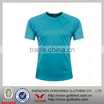 2013 Hot Sales Round Neck Dry Fit Men Sports t shirt Any Size