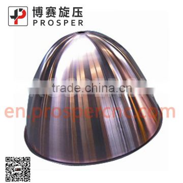 CNC lamp shade spinning (aluminium pattern lighting eauipment spinning)Industrial and mining lamp spinning