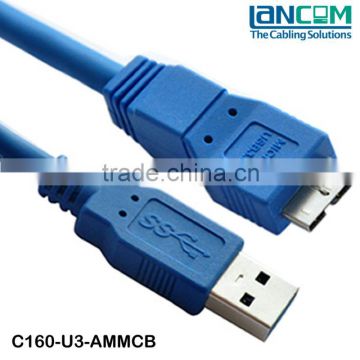 LC Hot Selling USB 3.0 CABLE AM / Micro B, High Quality usb cable 3.0, usb data cable