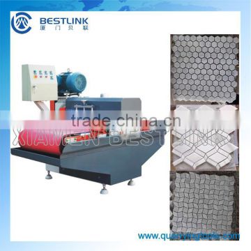 Saw cut face wet marble tile cutting machine with custom design