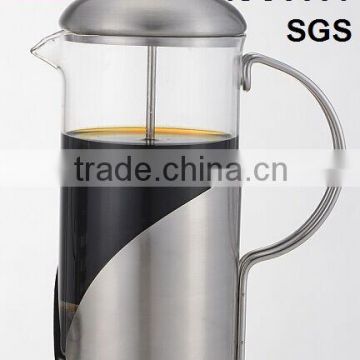 High quality stainless steel french coffee press (0.35L,0.6L,0.8L,1.0L)