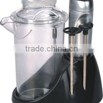 coffee frother with cup