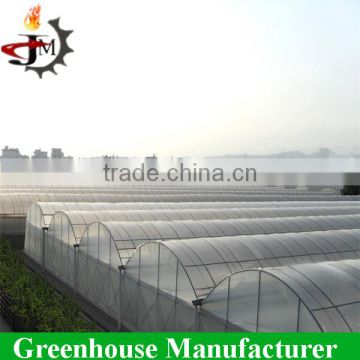 Gutter connected greenhouse with drip irrigation