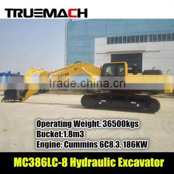 MC386LC-8 36.5ton Hydraulic Excavator With 1.8m3 Bucket