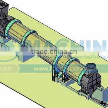 Factory direct sell grain rotary drum dryer for fertilizers with high quality