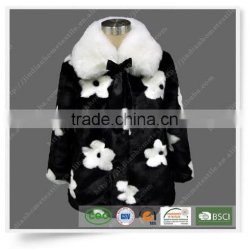 Winter Warm Children Fur Coat / Baby Girls Rabbit Fur Coat