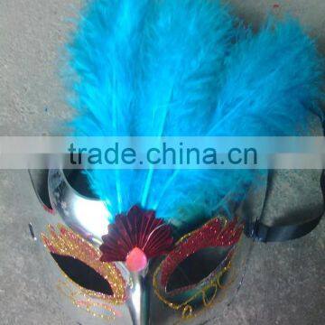 feathered venetian party mask for sale