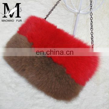 2016 Fashion Wholesale China Good Quality Genuine Fox Fur Bag