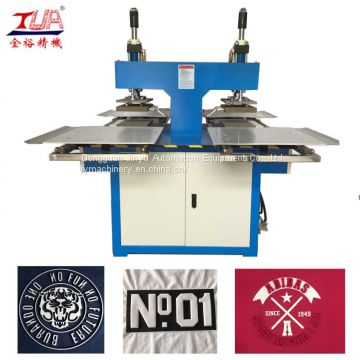 Dongguan Semi embossed clothes press manual making machine